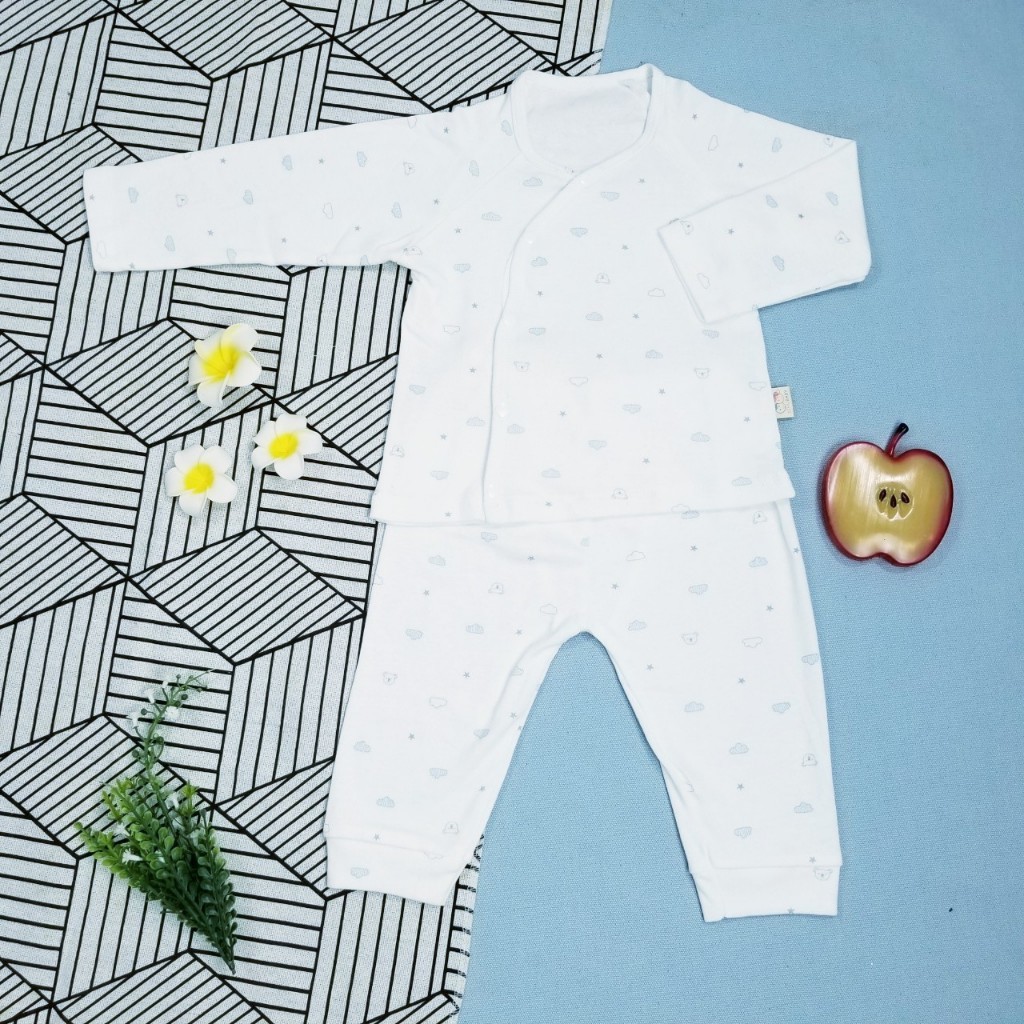 BỘ QUẦN ÁO DÀI SƠ SINH CHO BÉ TỪ 0 - 8 THÁNG - Ảnh 3