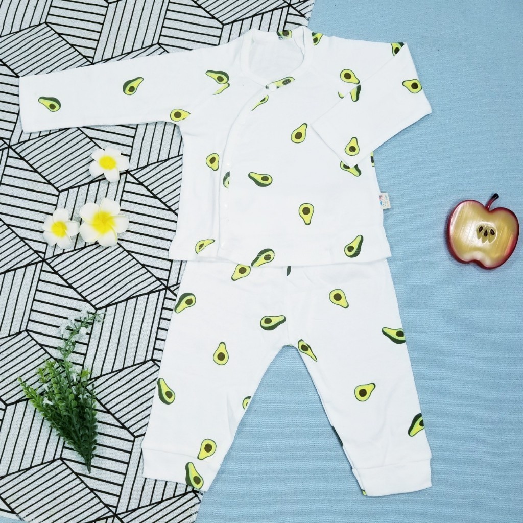 BỘ QUẦN ÁO DÀI SƠ SINH CHO BÉ TỪ 0 - 8 THÁNG - Ảnh 5