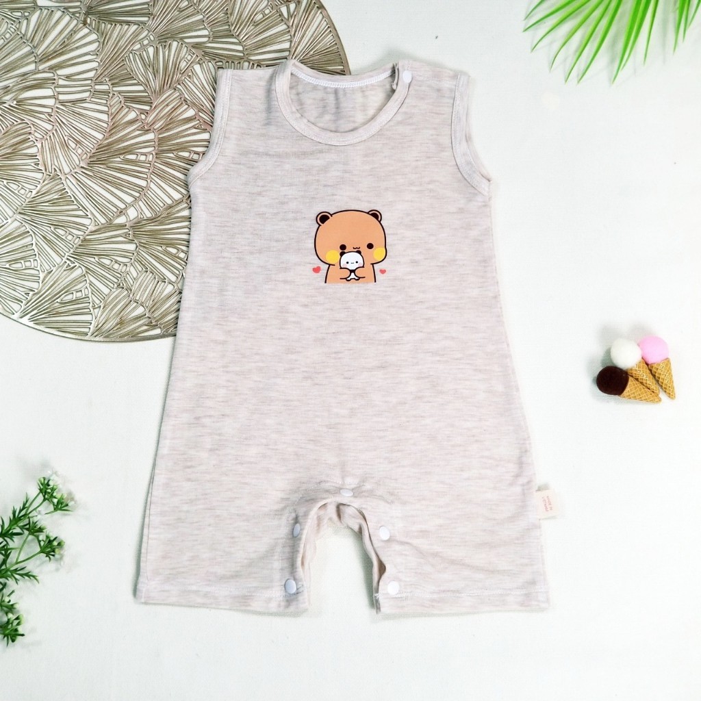 Bộ Sát Nách Cho Trẻ Sơ Sinh, Bé Trai Bé Gái 3 - 7 Ký - Ảnh 3