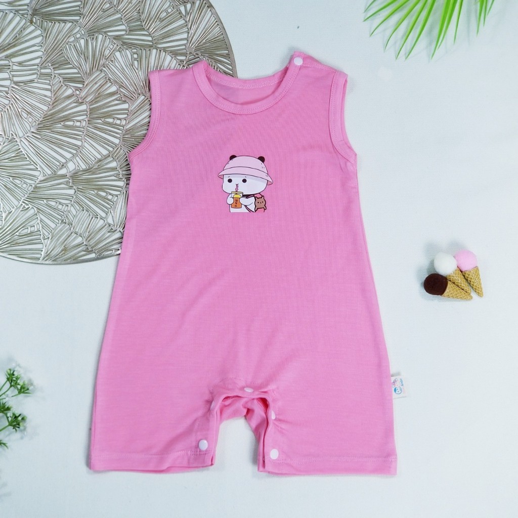Bộ Sát Nách Cho Trẻ Sơ Sinh, Bé Trai Bé Gái 3 - 7 Ký - Ảnh 4