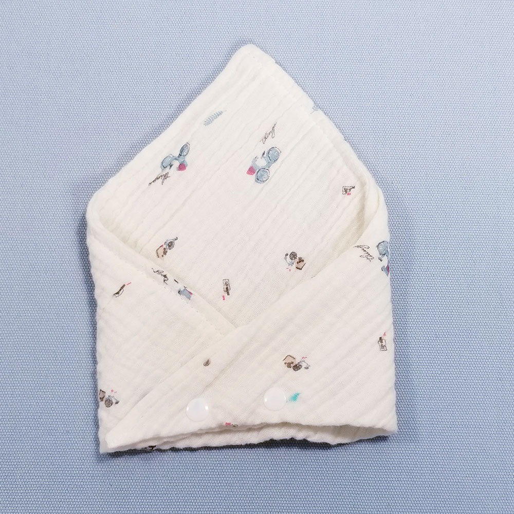 Yếm Ăn Dặm Vải Xô Muslin Cho Trẻ Sơ Sinh, Bé Trai Bé Gái - Ảnh 3