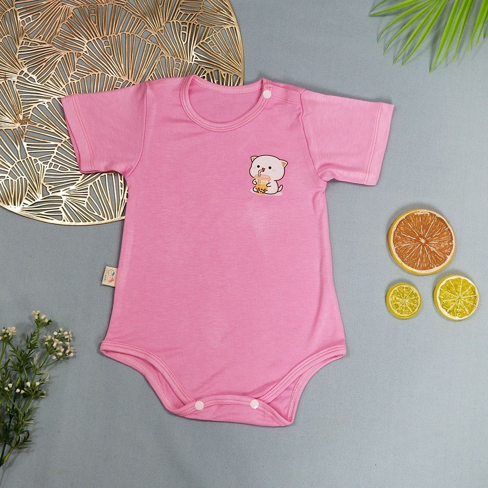 ĐỒ BỘ LIỀN THÂN TAY NGẮN CHO BÉ SƠ SINH (3 - 10 KÝ) - Ảnh 4