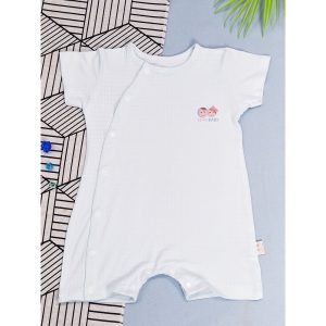 Đồ Liền Thân Đùi Nút Chéo Vải Cotton Sợi Tre Size 3 Đến 10 Ký Mát, Giãn 4 Chiều