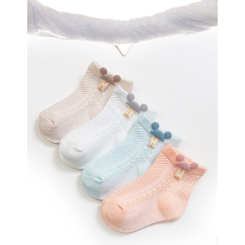 TẤT SƠ SINH GIỮ ẤM CHO BÉ SIZE 0 - 12 THÁNG - Ảnh 4