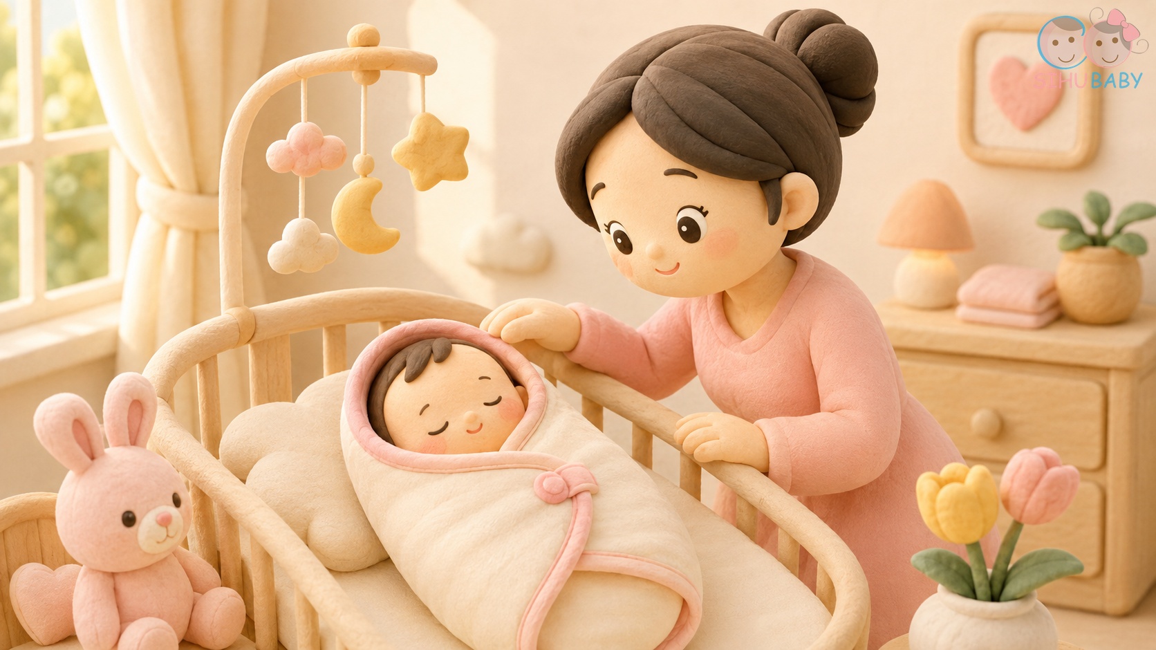 wonder weeks những tuần bé khó ở - nhộng chũn sợi tre vỗ về giấc ngủ
